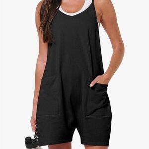 Amazon Charcoal Sleeveless Romper